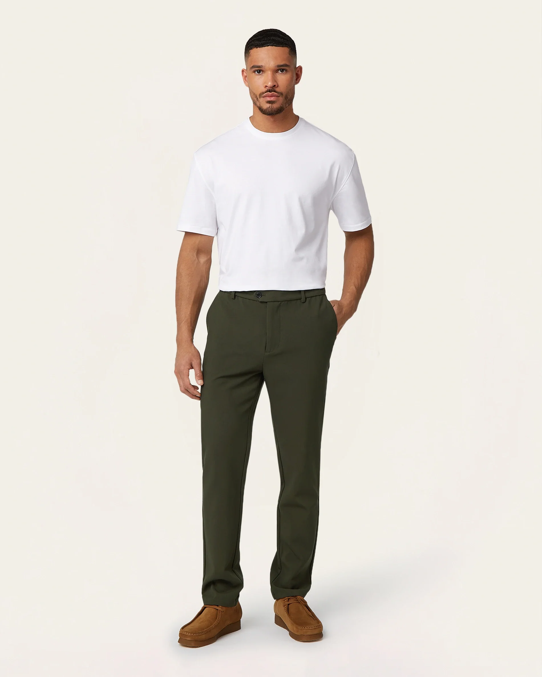 Classic Pants Dark Green - Image 3