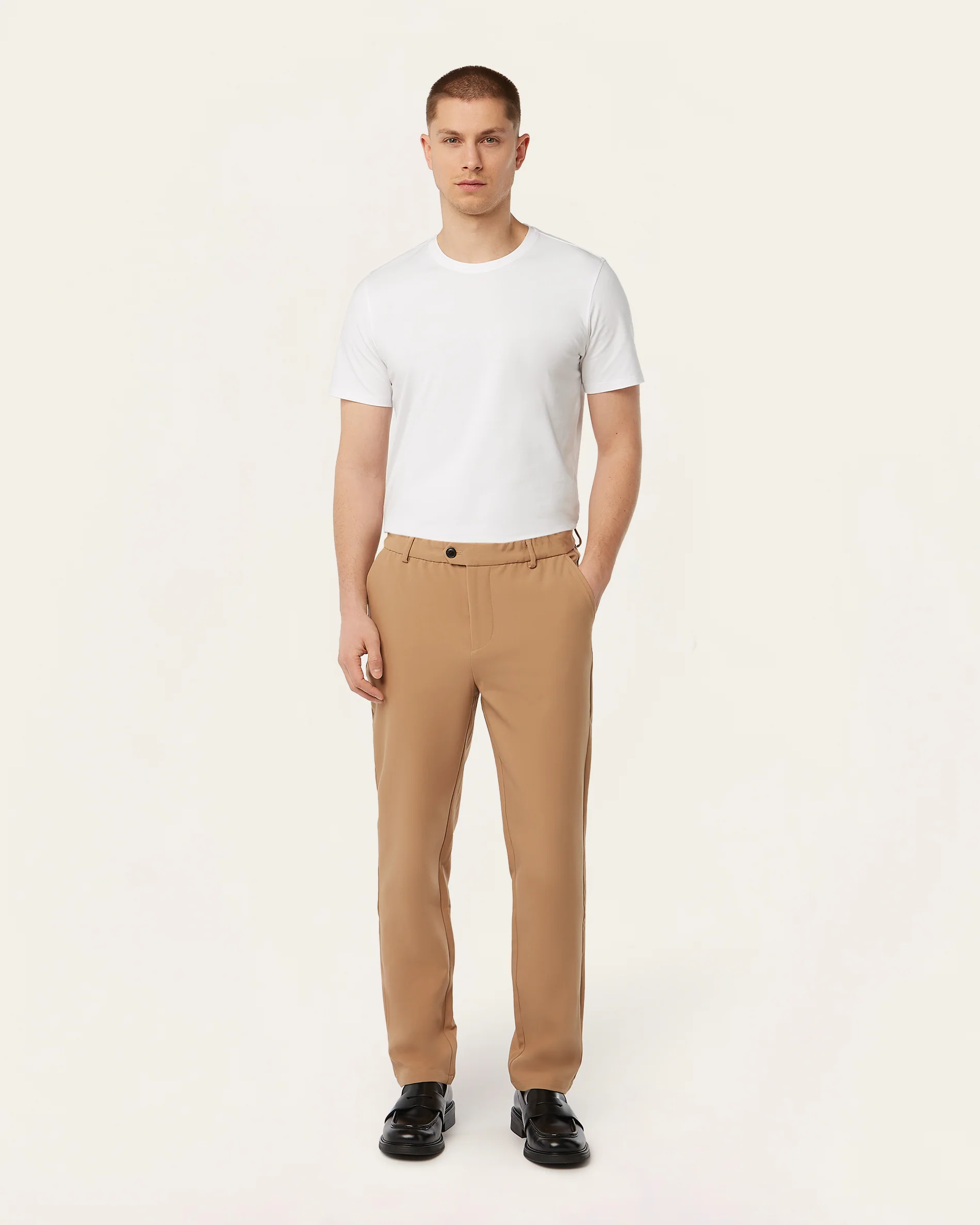 Classic Pants Light Camel - Image 3