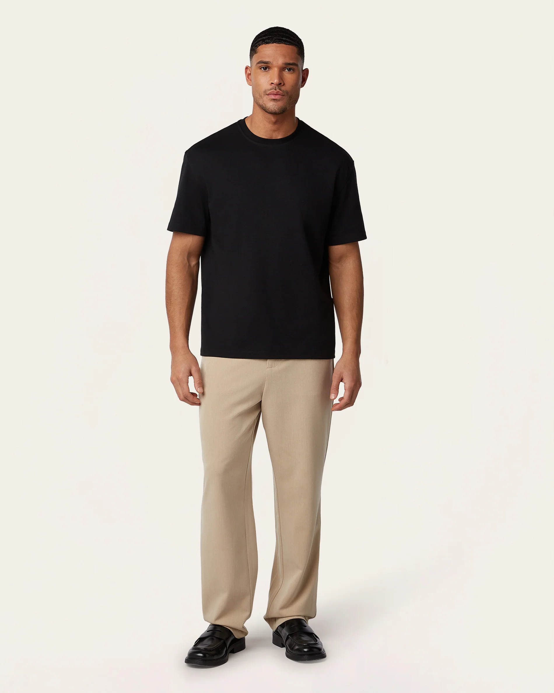 Heavy weight relaxed fit t-shirt black
