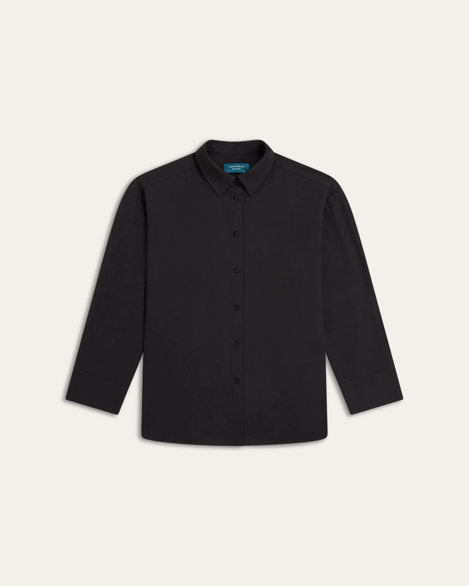 Loose fit Blouse - Black - Image 5