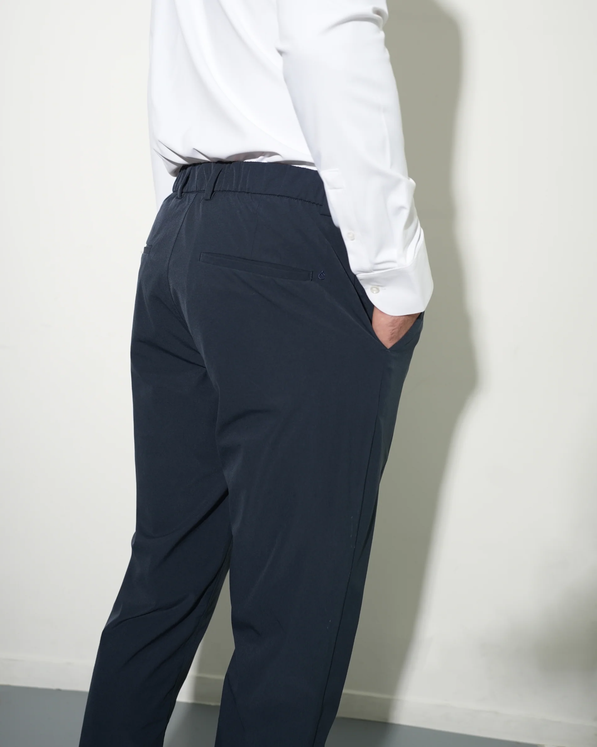 Light-weight pants navy - Image 3