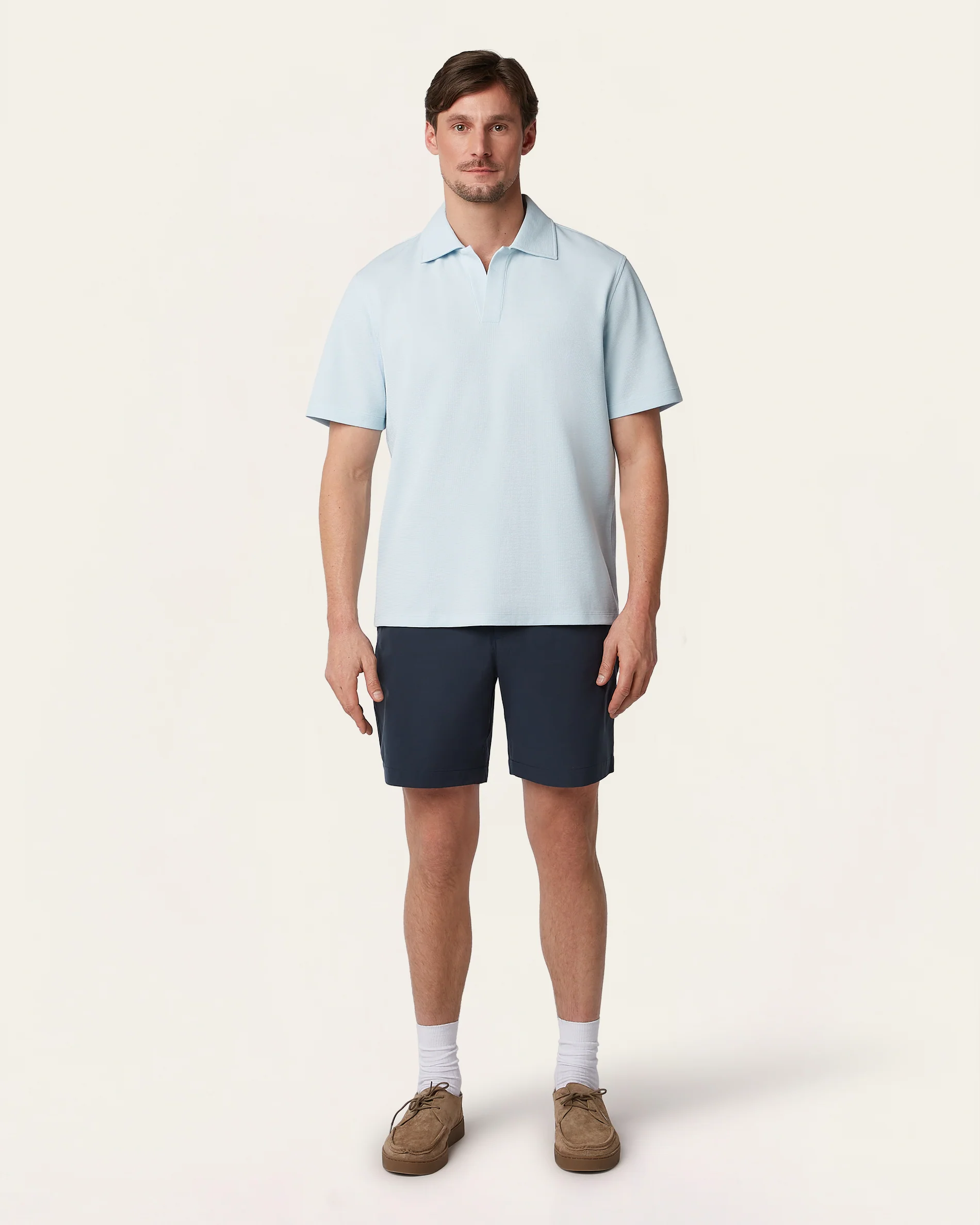 Light-weight shorts Navy - Image 2