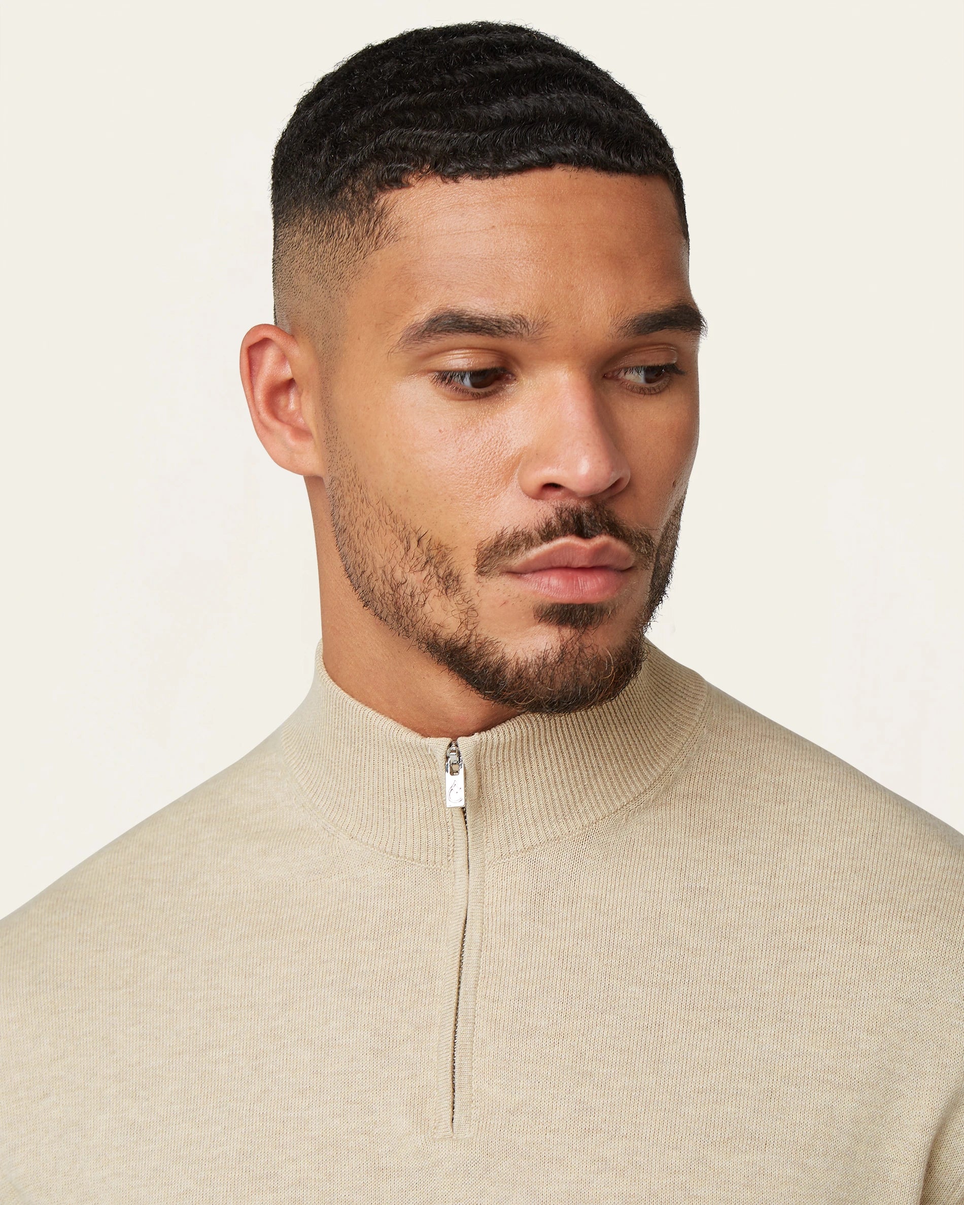 Seawool Half Zip Sand - Image 2