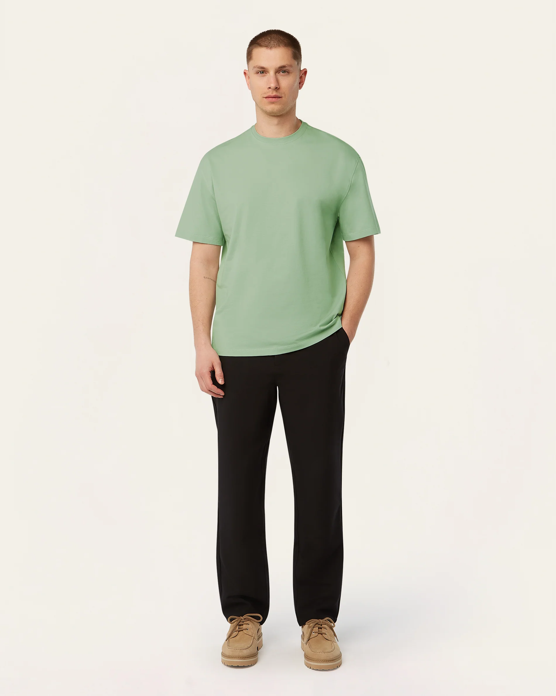 Relaxed T-shirt Light Green - Image 2