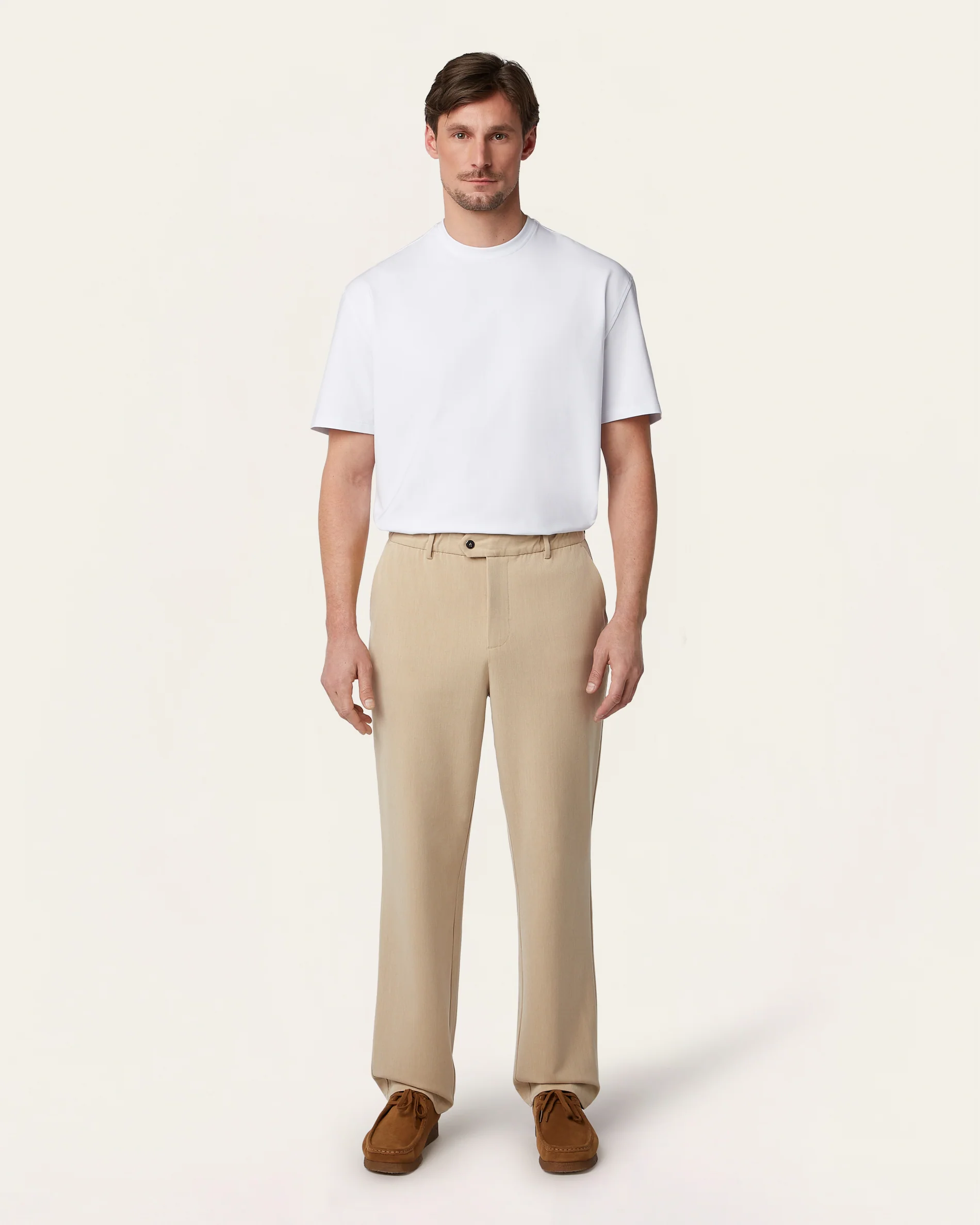 Straight Everyday Pants Sand - Image 2
