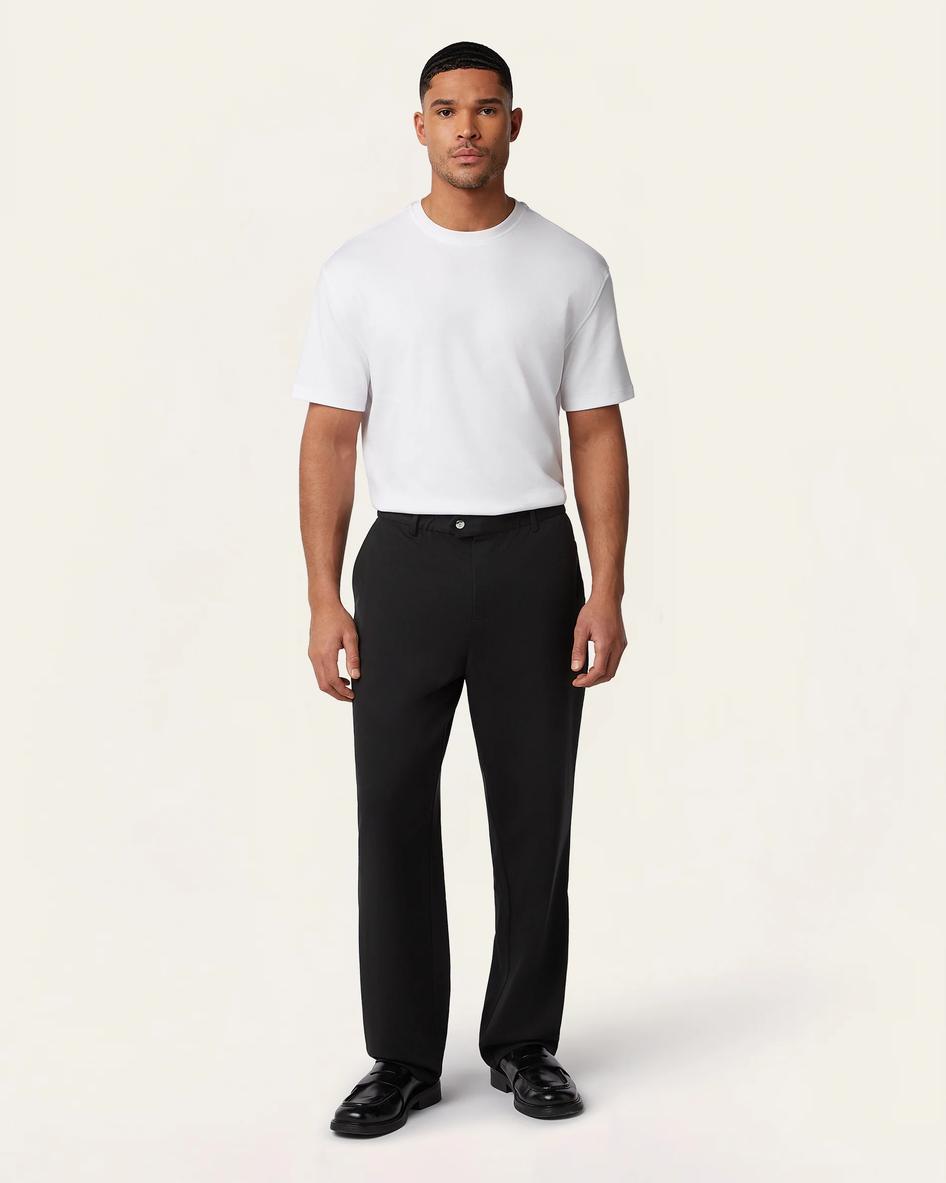 Straight Everyday Pants Black - Image 2