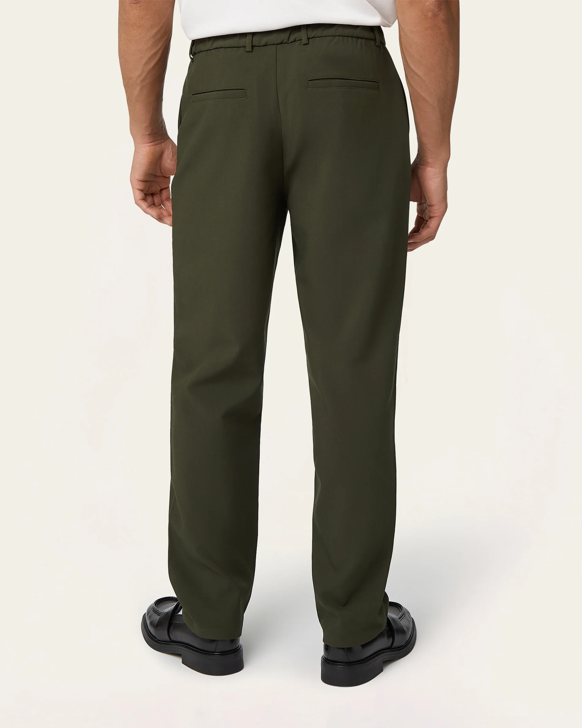 Straight pants Dark Green - Image 4