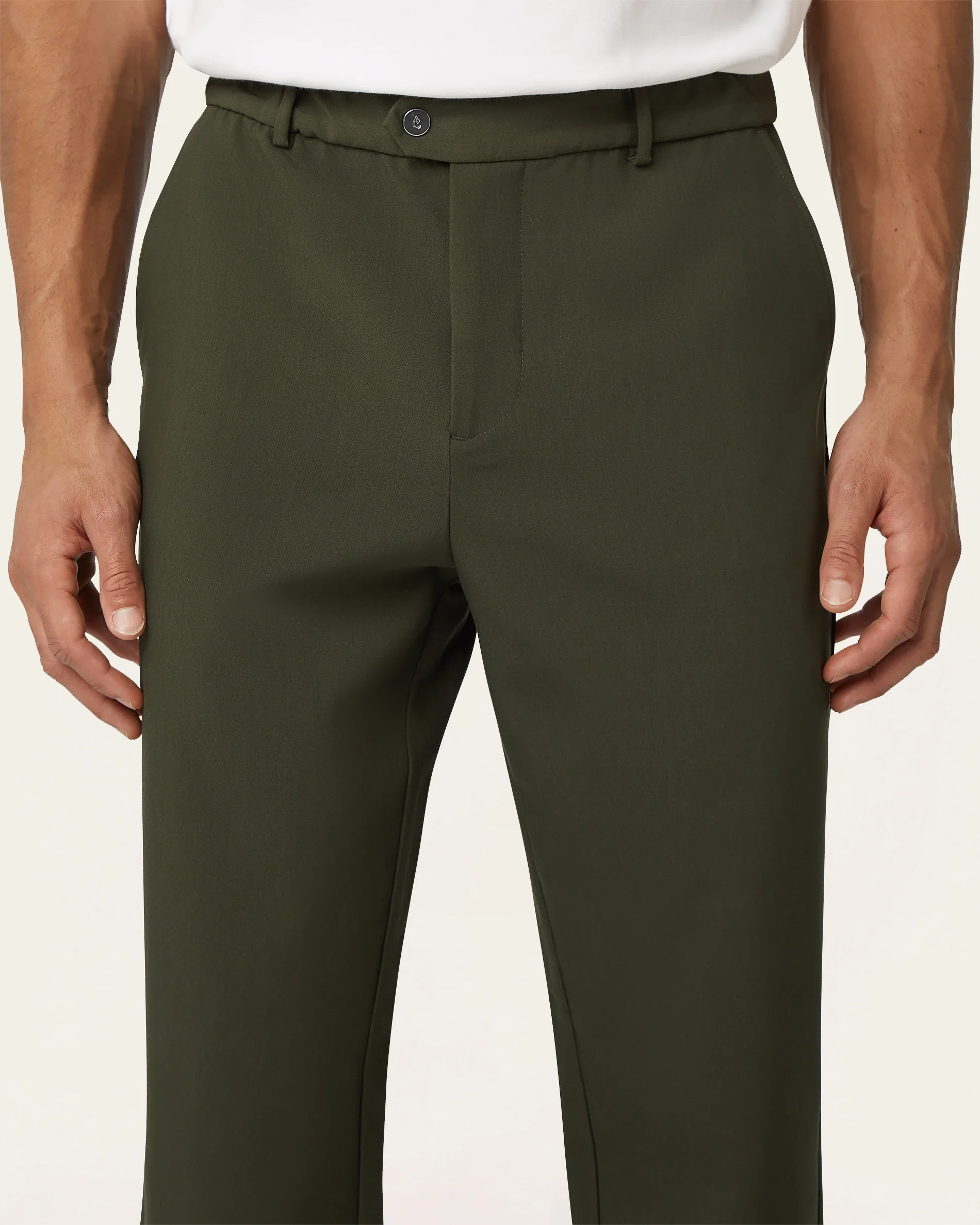 Straight pants Dark Green - Image 5