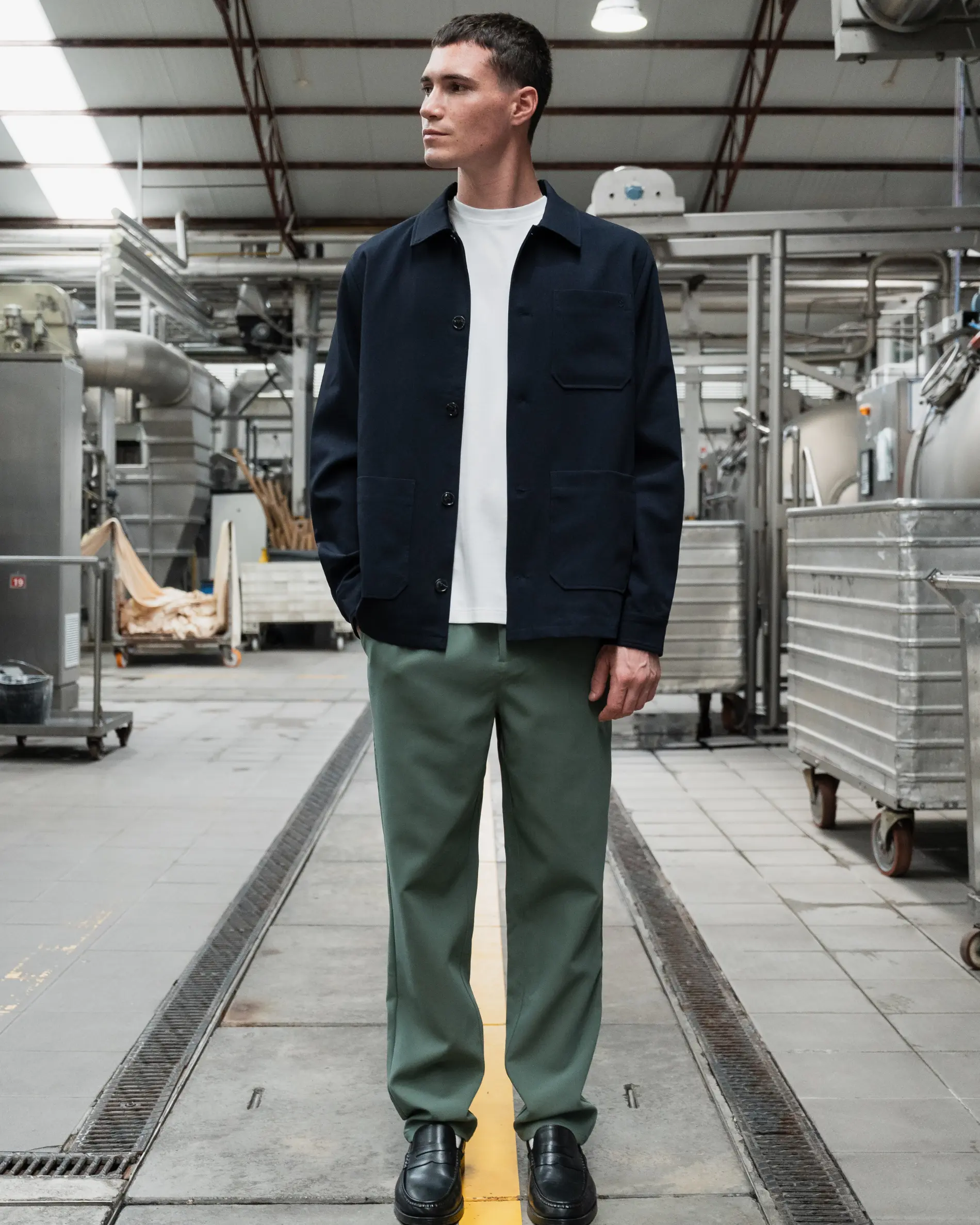 Straight pants Grass Green - Image 3