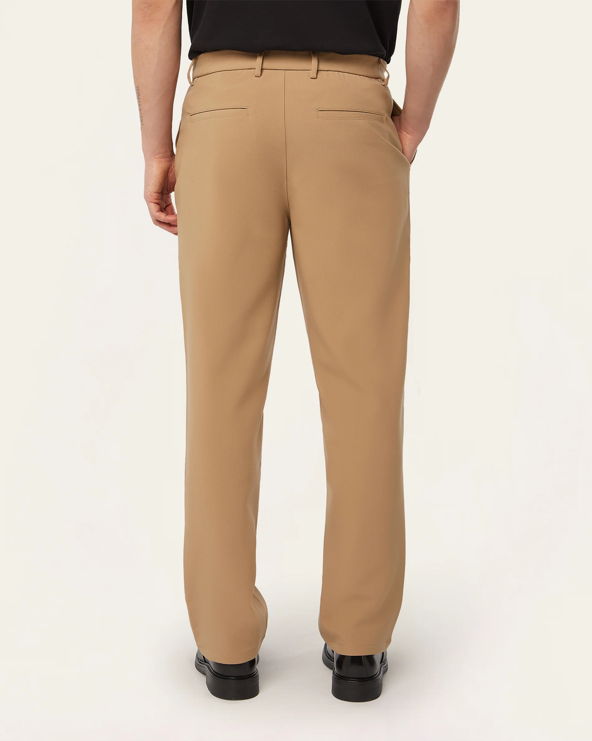 Straight pants Light Camel - Image 6