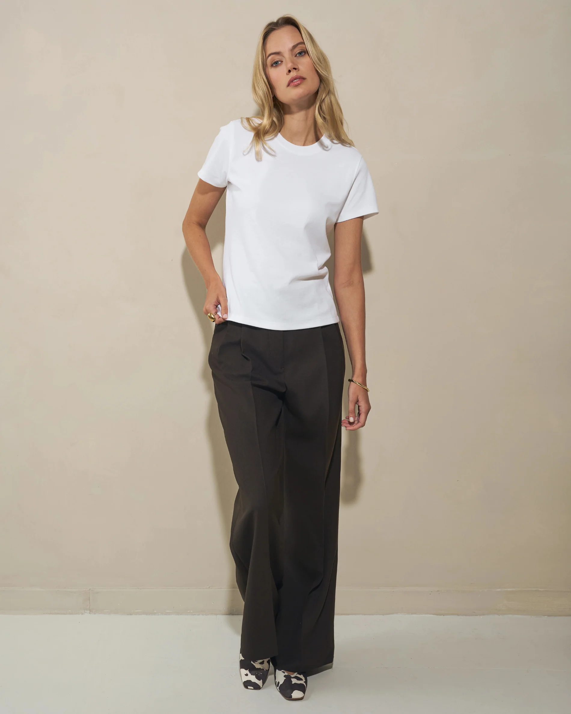 Slim T-shirt - White - Image 4